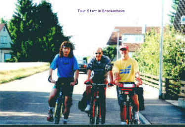 Tourstart in Brackenheim; 16kb